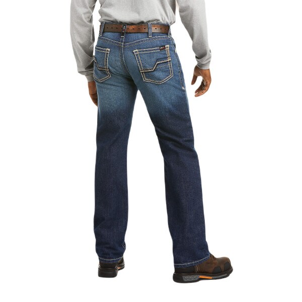 Ariat FR M5 Straight DuraStretch Truckee Stackable Straight Leg Jean in Ryley